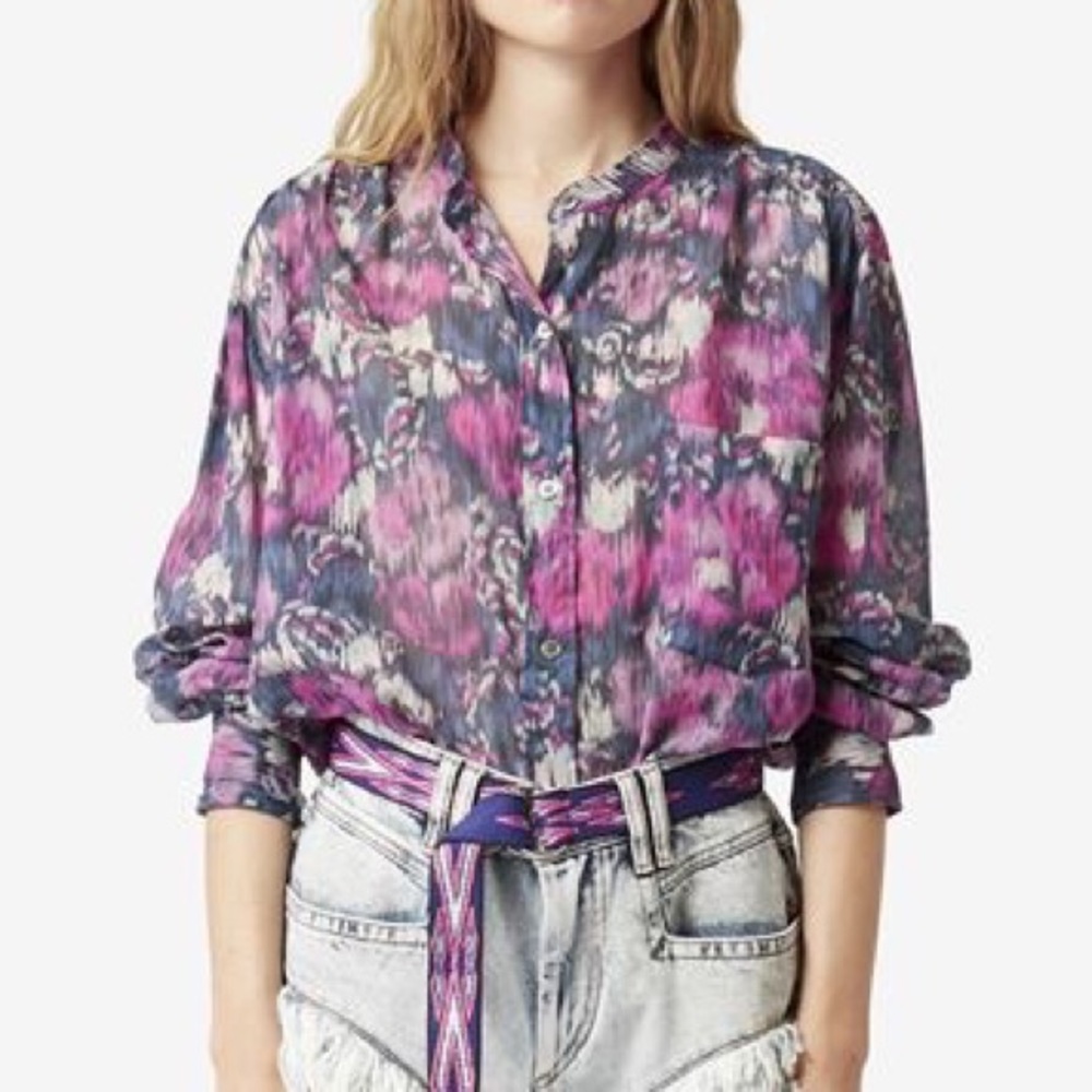 Isabel Marant Mexika Top, size 38FR/ 6US - Picture 5 of 8